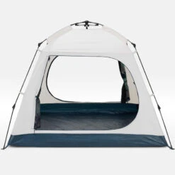 Quechua Abri De Camping 4 Places - Base Easy Fresh - Polyvalent, Instantané à Arceaux -Quechua abri de camping 4 places base easy fresh polyvalent instantane a arceaux 3