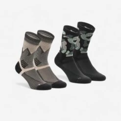 Quechua Chaussettes Randonnée - Hike 500 High Trendy Mountain & Kamo X2 Paires