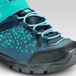 Quechua Chaussures Imperméables De Randonnée - MH120 MID Turquoises - Enfant 28 AU 34 -Quechua chaussures impermeables de randonnee mh120 mid turquoises enfant 28 au 34 5