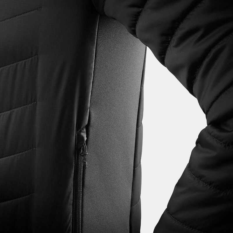 Quechua DOUDOUNE DE RANDONNÉE - HYBRIDE NOIRE - ENFANT 7-15 ANS 7 Quechua DOUDOUNE DE RANDONNÉE - HYBRIDE NOIRE - ENFANT 7-15 ANS – Image 7