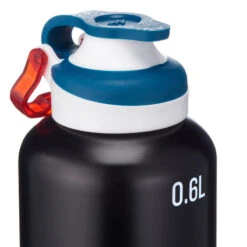 Quechua Gourde Alu 0,6L Avec Bouchon à Ouverture Rapide Pour La Randonnée -Quechua gourde alu 06l avec bouchon a ouverture rapide pour la randonnee 2