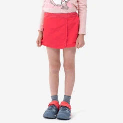 Quechua Jupe Short De Randonnée - MH100 KID Rose Corail -enfant 2-6 Ans -Quechua jupe short de randonnee mh100 kid rose corail enfant 2 6 ans 3