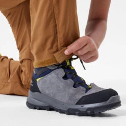 Quechua Pantalon De Randonnée Modulable Enfant MH550 Marron Foncé 7-15 Ans -Quechua pantalon de randonnee modulable enfant mh550 marron fonce 7 15 ans 8