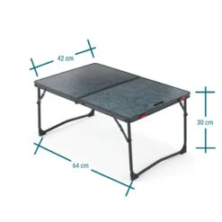 Quechua -Quechua table basse pliante de camping mh100 grise 1