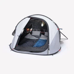 Quechua Tente De Camping - 2 SECONDS - 2 Places - Fresh & Black -Quechua tente de camping 2 seconds 2 places fresh and black 3