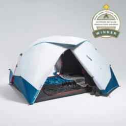 Quechua Tente De Camping - 2 SECONDS EASY - 2 Places - Fresh & Black -Quechua tente de camping 2 seconds easy 2 places fresh and black 4