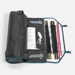 Quechua Tente De Camping - MH100 - 3 Places - Fresh & Black -Quechua tente de camping mh100 3 places fresh and black 3