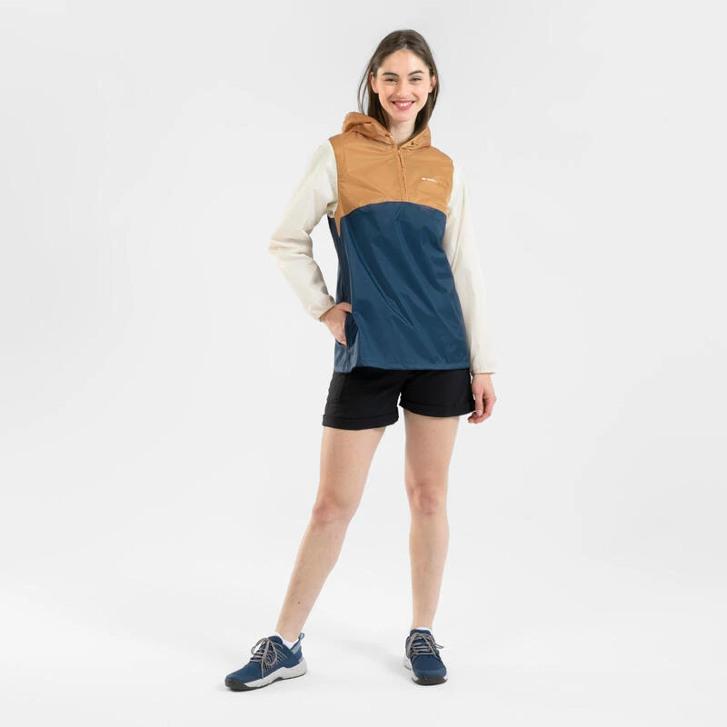 Quechua Veste Coupe Vente Et Déperlante De Randonnée - Raincut 1/2 Zip - Femme 3 Quechua Veste Coupe Vente Et Déperlante De Randonnée - Raincut 1/2 Zip - Femme – Image 3