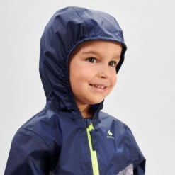 Quechua Veste Imperméable De Randonnée Enfant - MH100 Zip - 2-6 Ans -Quechua veste impermeable de randonnee enfant mh100 zip 2 6 ans 4