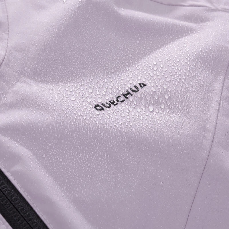 Quechua Veste Imperméable De Randonnée - MH500 Violette - Enfant 7-15 Ans 3 Quechua Veste Imperméable De Randonnée - MH500 Violette - Enfant 7-15 Ans – Image 3
