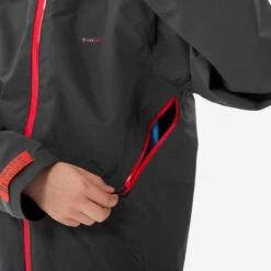 Quechua Veste Imperméable De Randonnée - MH550 Noire - Enfant -Quechua veste impermeable de randonnee mh550 noire enfant 5