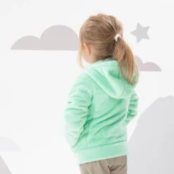 Quechua Veste Polaire Chaude De Randonnée - MH500 Turquoise - Enfant 2- 6 Ans -Quechua veste polaire chaude de randonnee mh500 turquoise enfant 2 6 ans 2