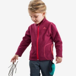Quechua Veste Polaire De Randonnée - MH150 Violette - Enfant 2-6 Ans